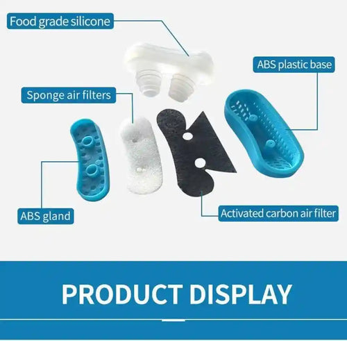 2 in 1 Anti Snoring Device Air Purifier Filter - Improves Breathing