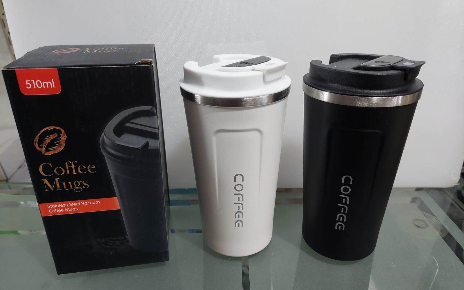 510ml Large-capacity Coffee Cup Keep Heat Stainless Steel