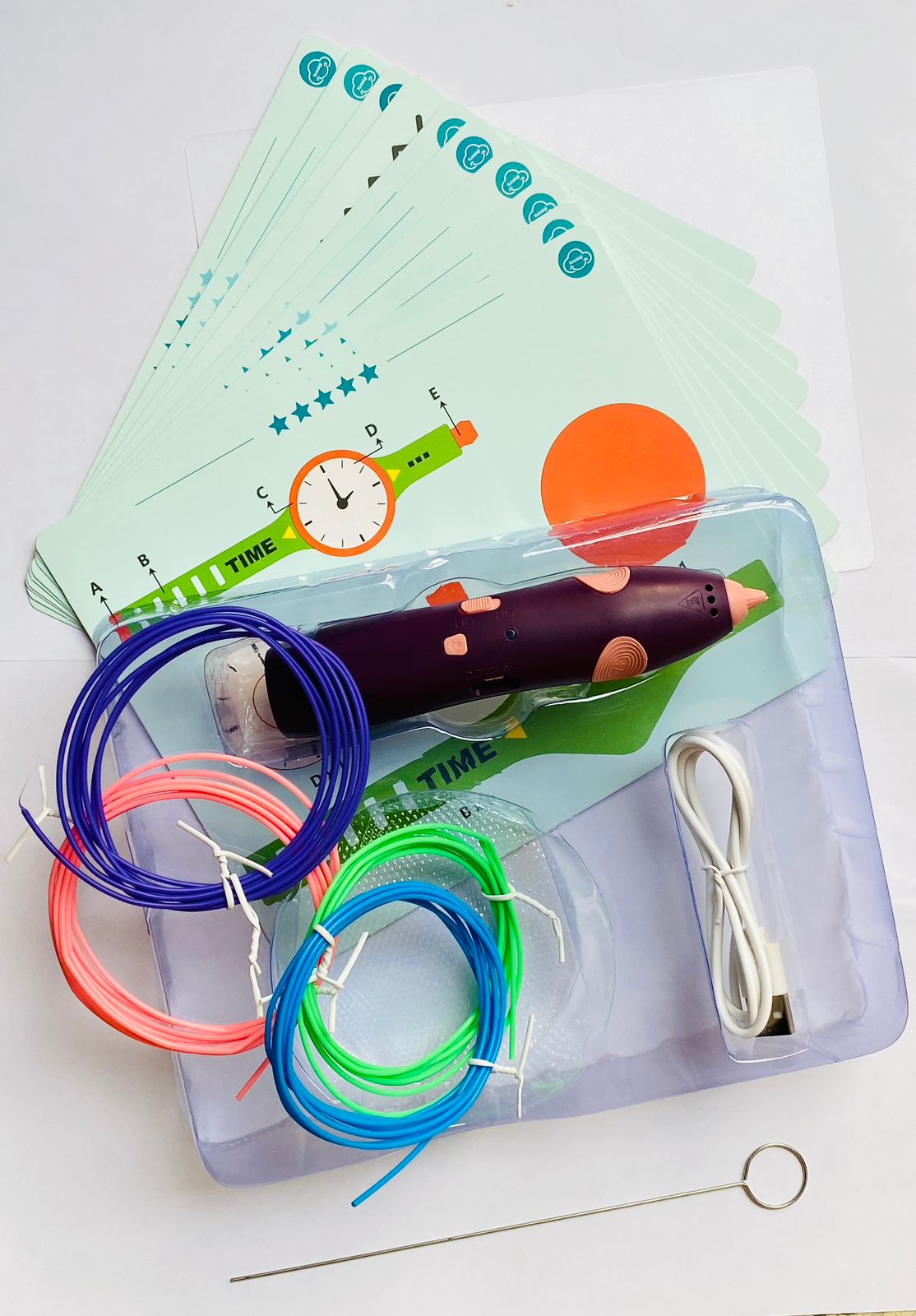 3D Pen for 3D Printing Drawing Pen USB 3D pen plus with safe filament Creative Learning