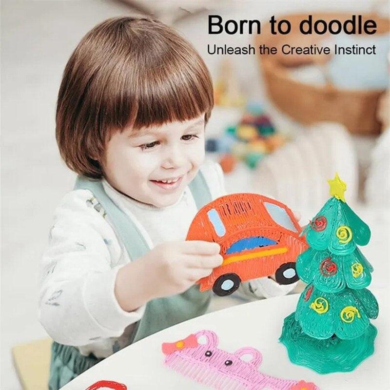 3D Pen for 3D Printing Drawing Pen USB 3D pen plus with safe filament Creative Learning